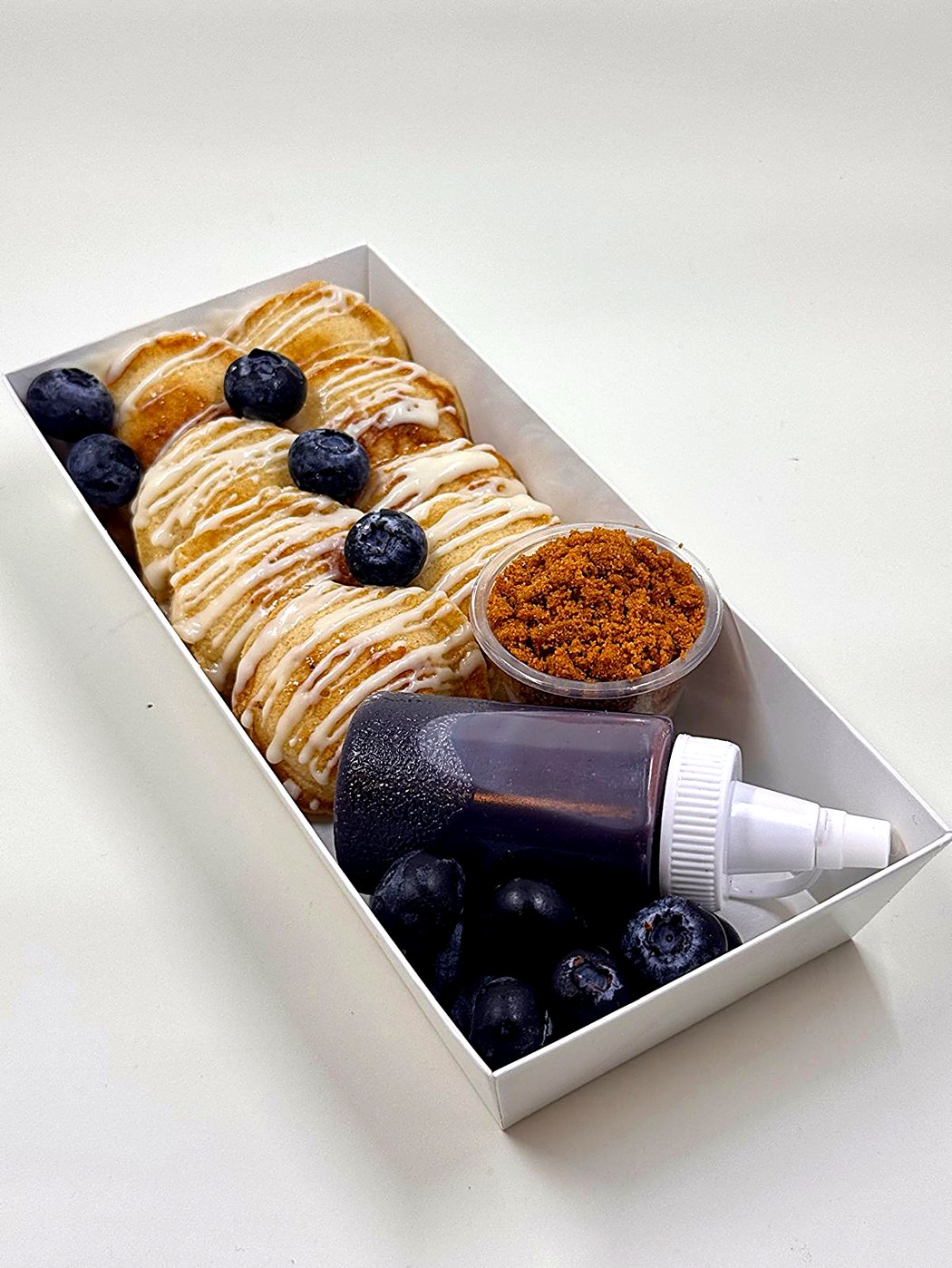 Blueberry Crumble, Ruel & Co. drop-off box